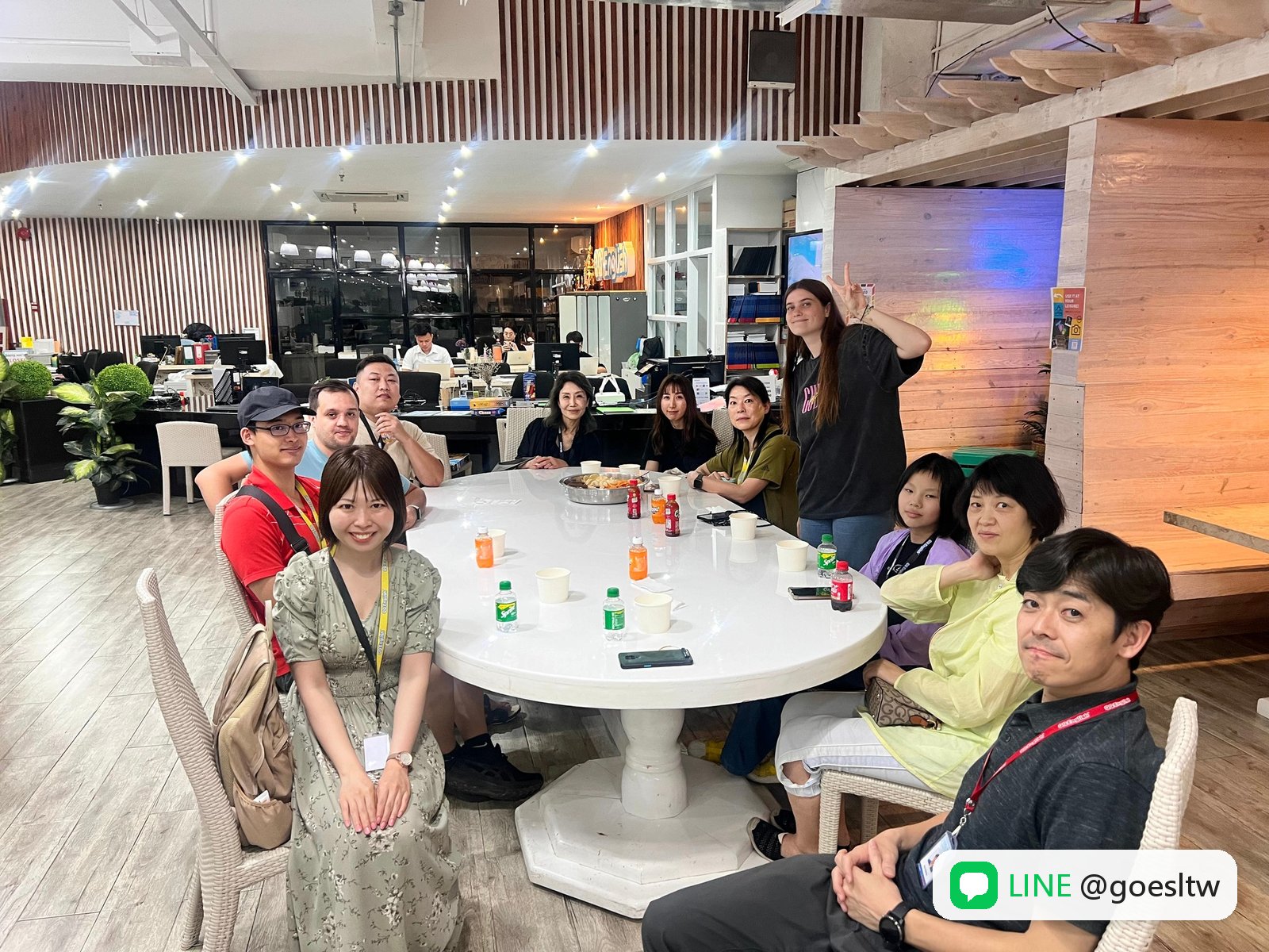 QQEnglish ITP 商務校區的歡迎派對
