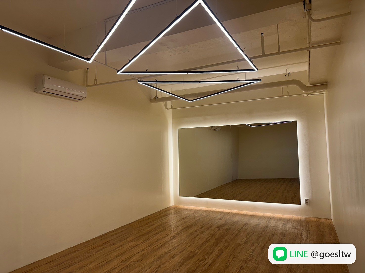 CELLA PREMIUM 校區地下室的瑜伽教室