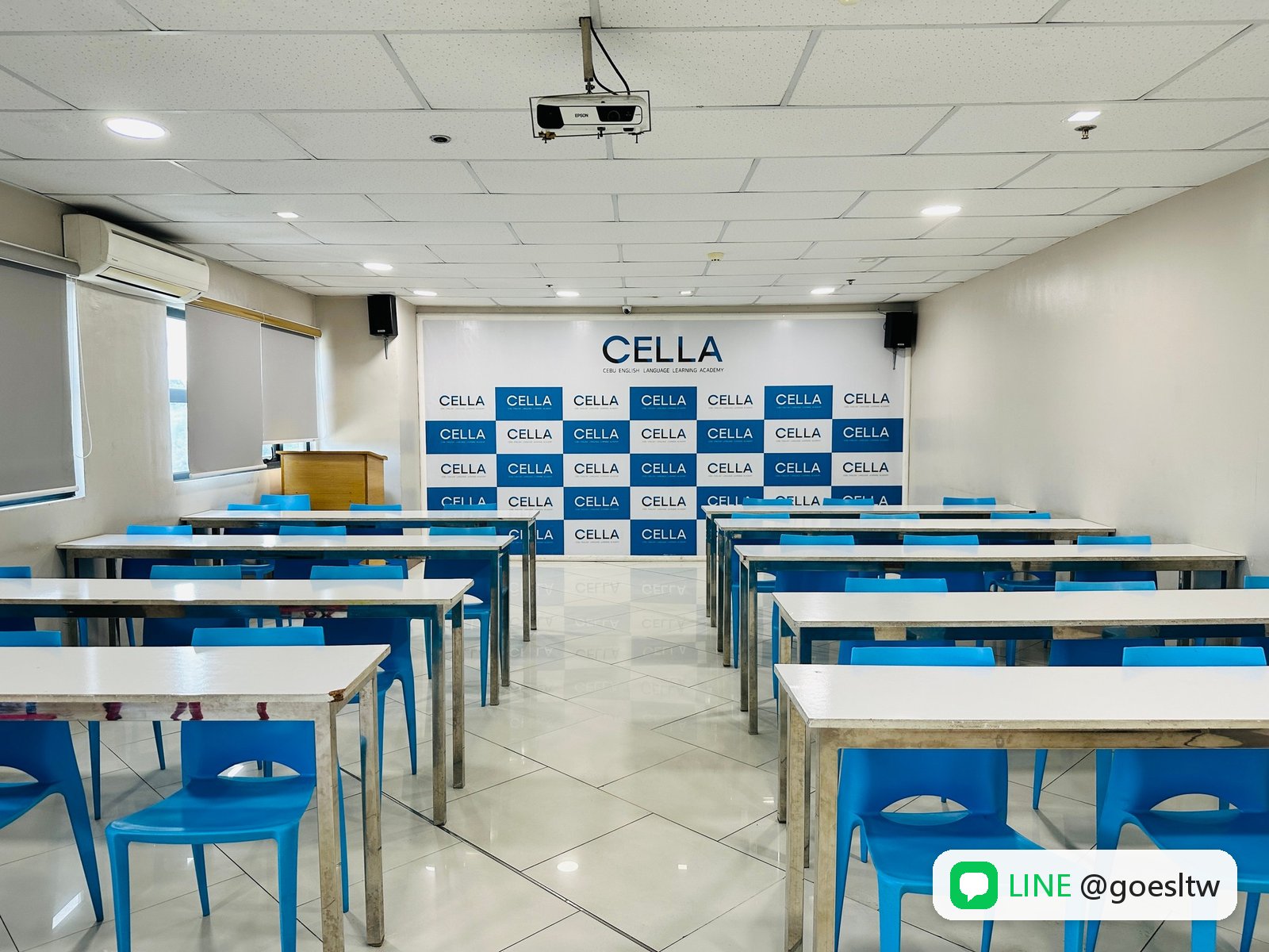 CELLA UNI 校區的測驗與自習室
